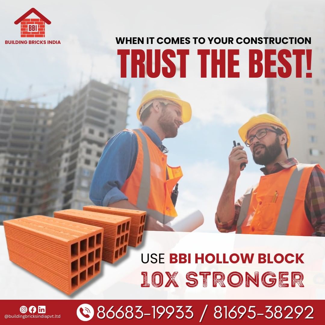 Durable Hollow Bricks for Construction – Building Bricks India