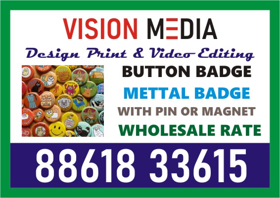 Vision Media | specialized in Button Badge and Mettal Badge | 2037