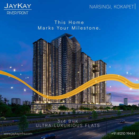 3 and 4BHK new apartments in kokapet hyderabad | JayKay Infra