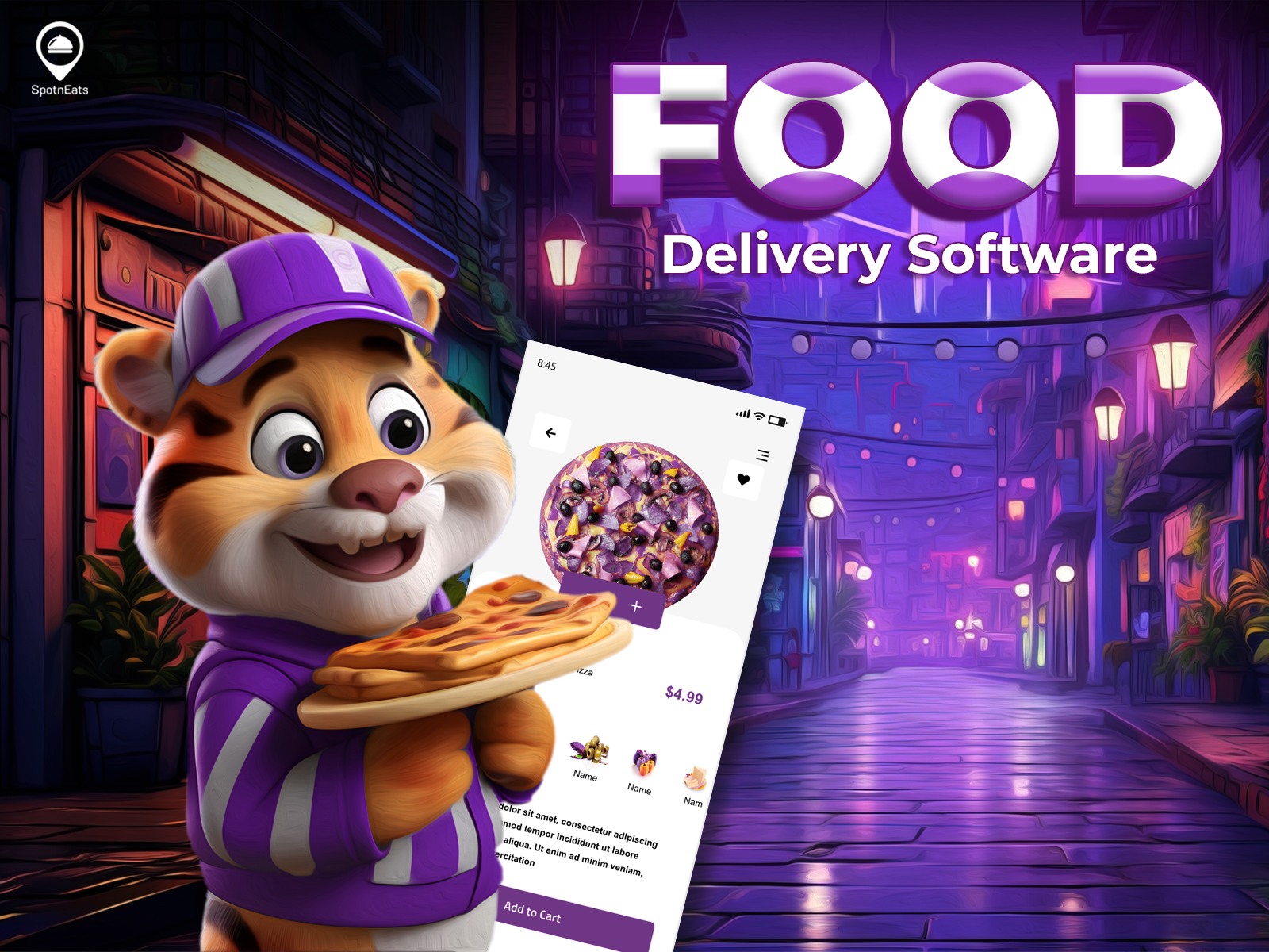 Custom Food Delivery App Development – SpotnEats