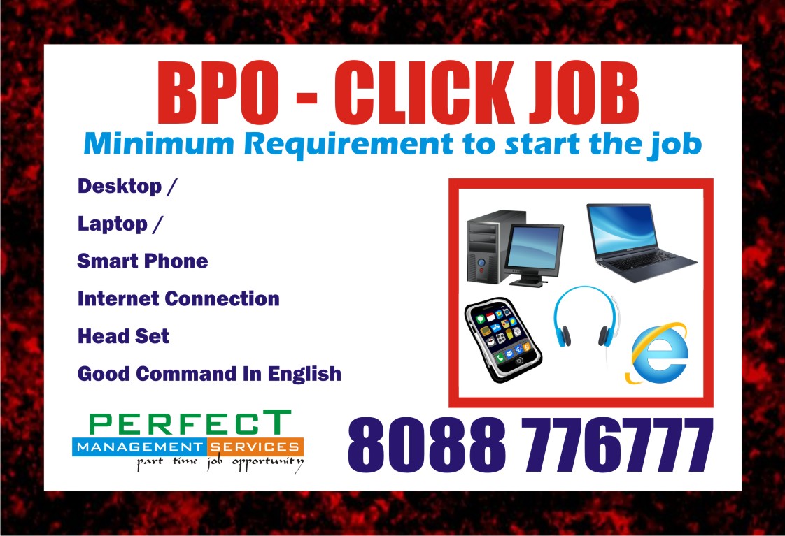 Us based BPO work| Tips to mak income  through Mobile Rs. Online jobs  | 2086