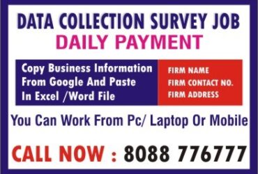 Data Survey Job | Online jobs | Daily payment | 2086 | Copy paste jobs