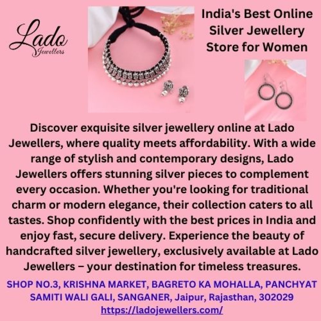 Premium Silver Jewellery Online in India for Every Occasion