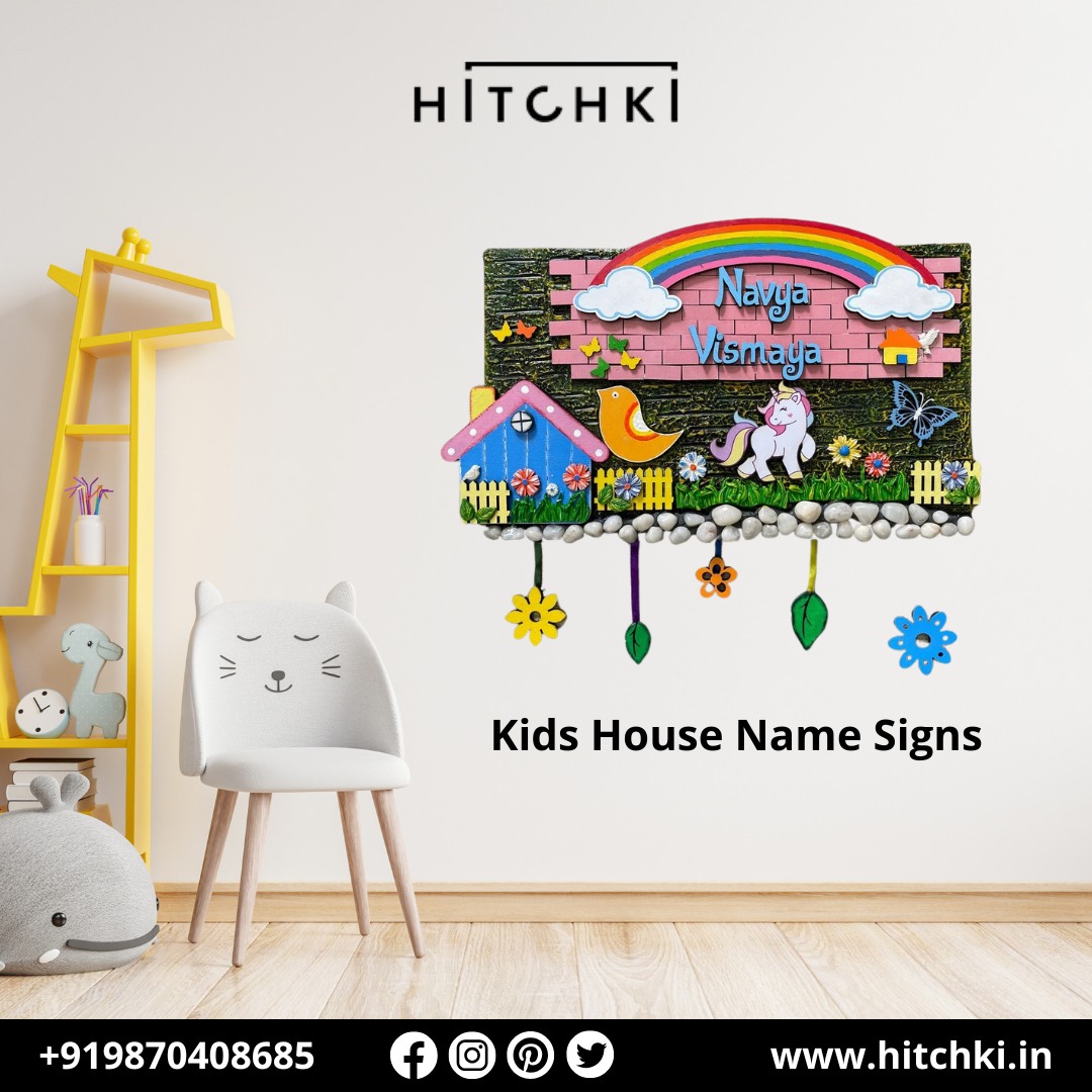 Buy Personalized Kids Name Plates – Special Offer on Cute & Creative Designs