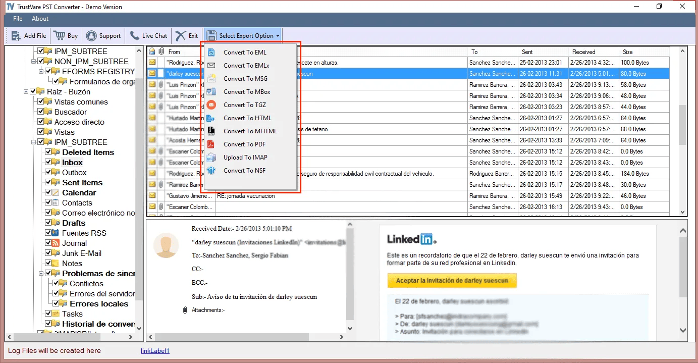 Convert Outlook PST to Multiple Formats with TrustVare PST Converter