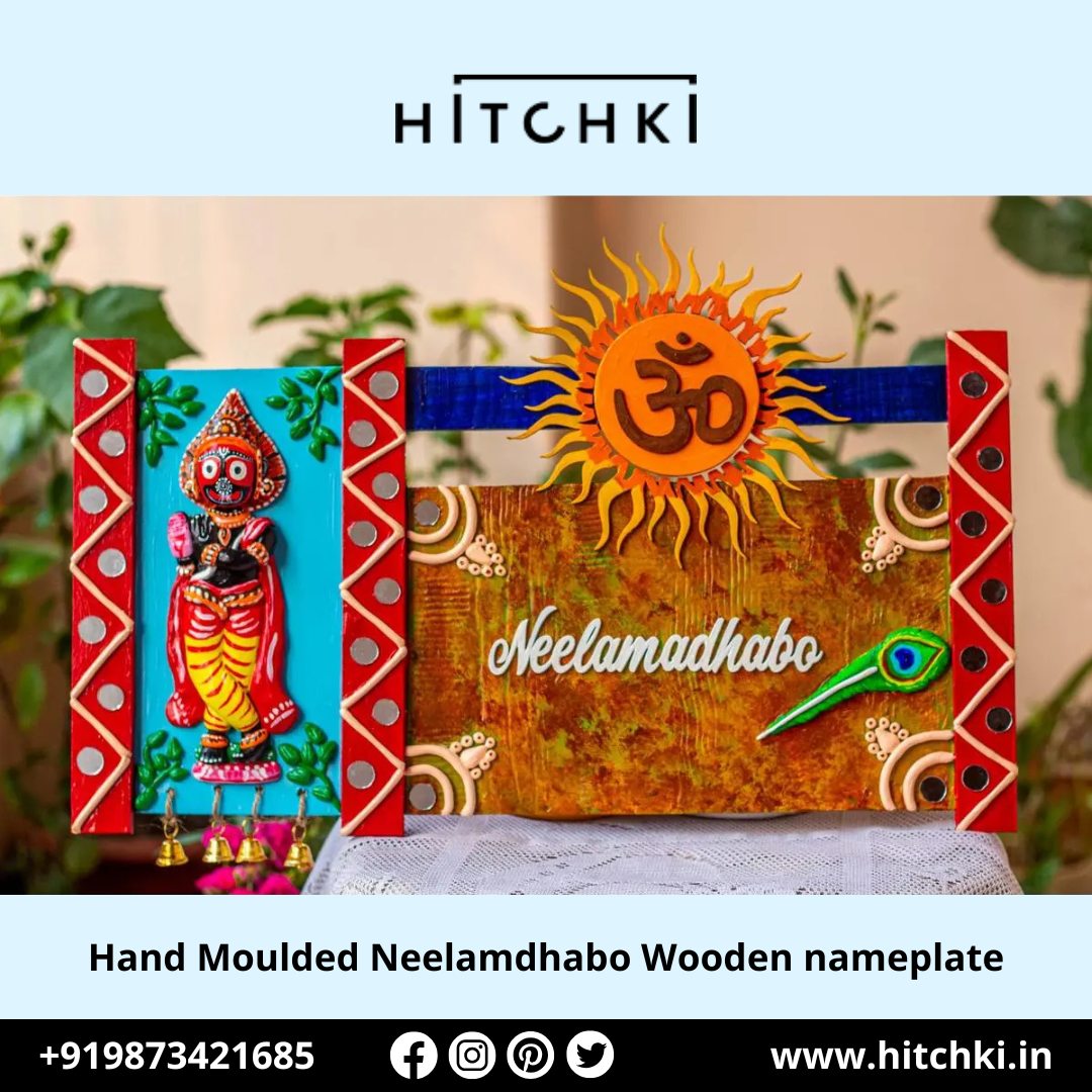 Puchase best Handmade Divine Nameplates from Hitchki