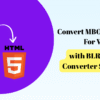 Convert MBOX to HTML with BLR MBOX Converter Software