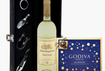 Order and Celebrate with Elegant White Wine Gift Set