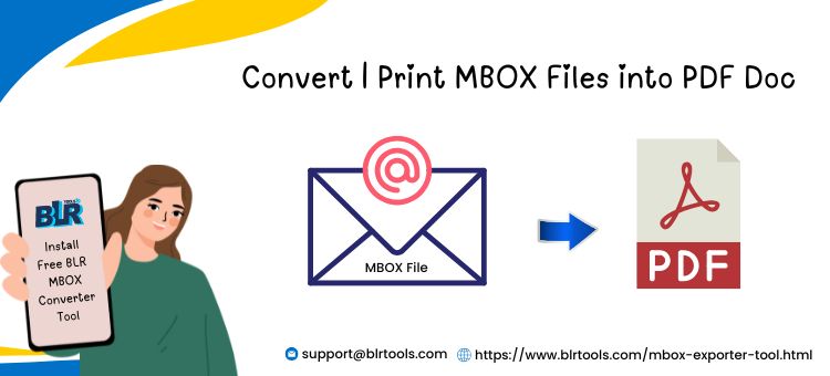 Easily Convert MBOX to PDF by BLR MBOX Converter